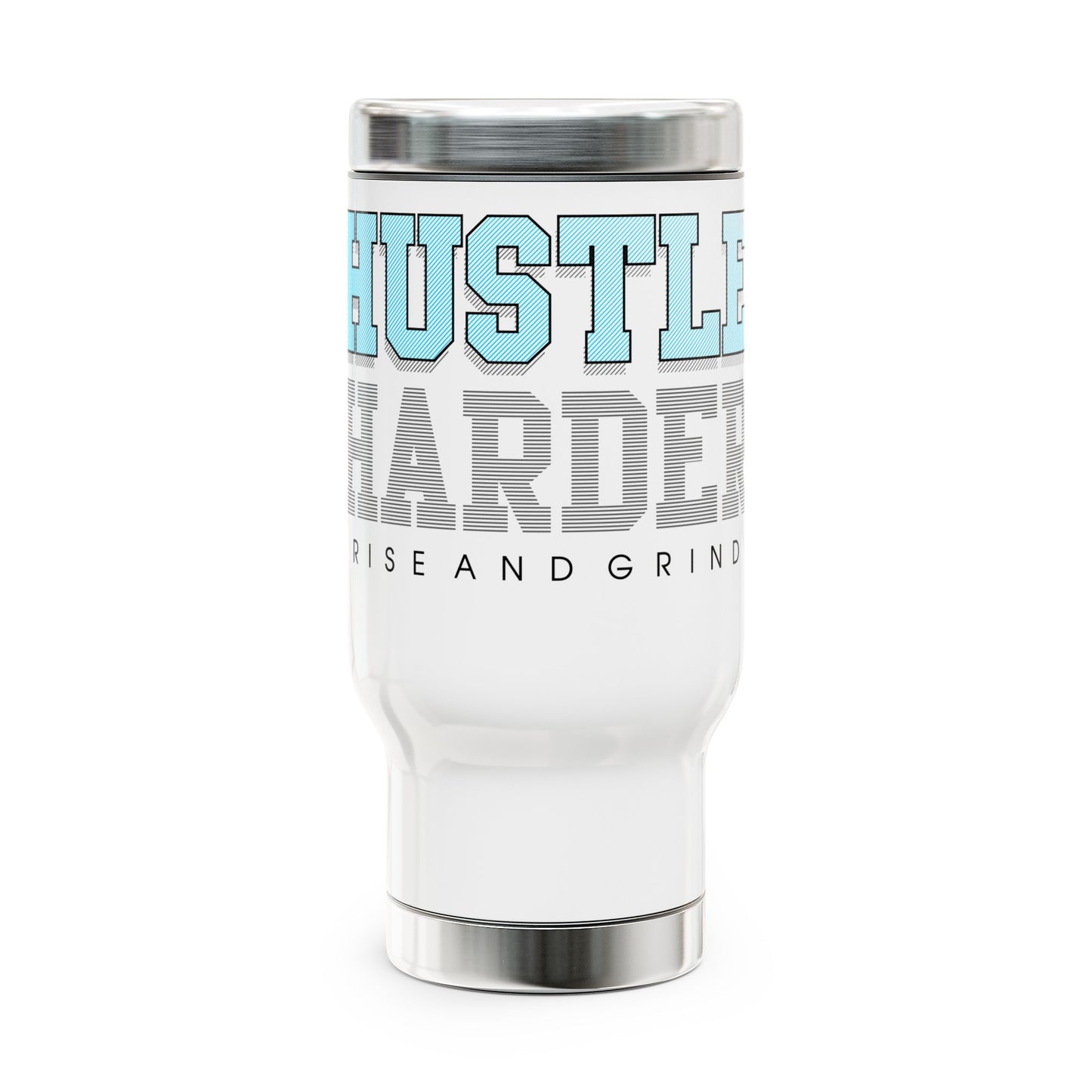 Stainless Steel Travel Mug with Handle, 14oz