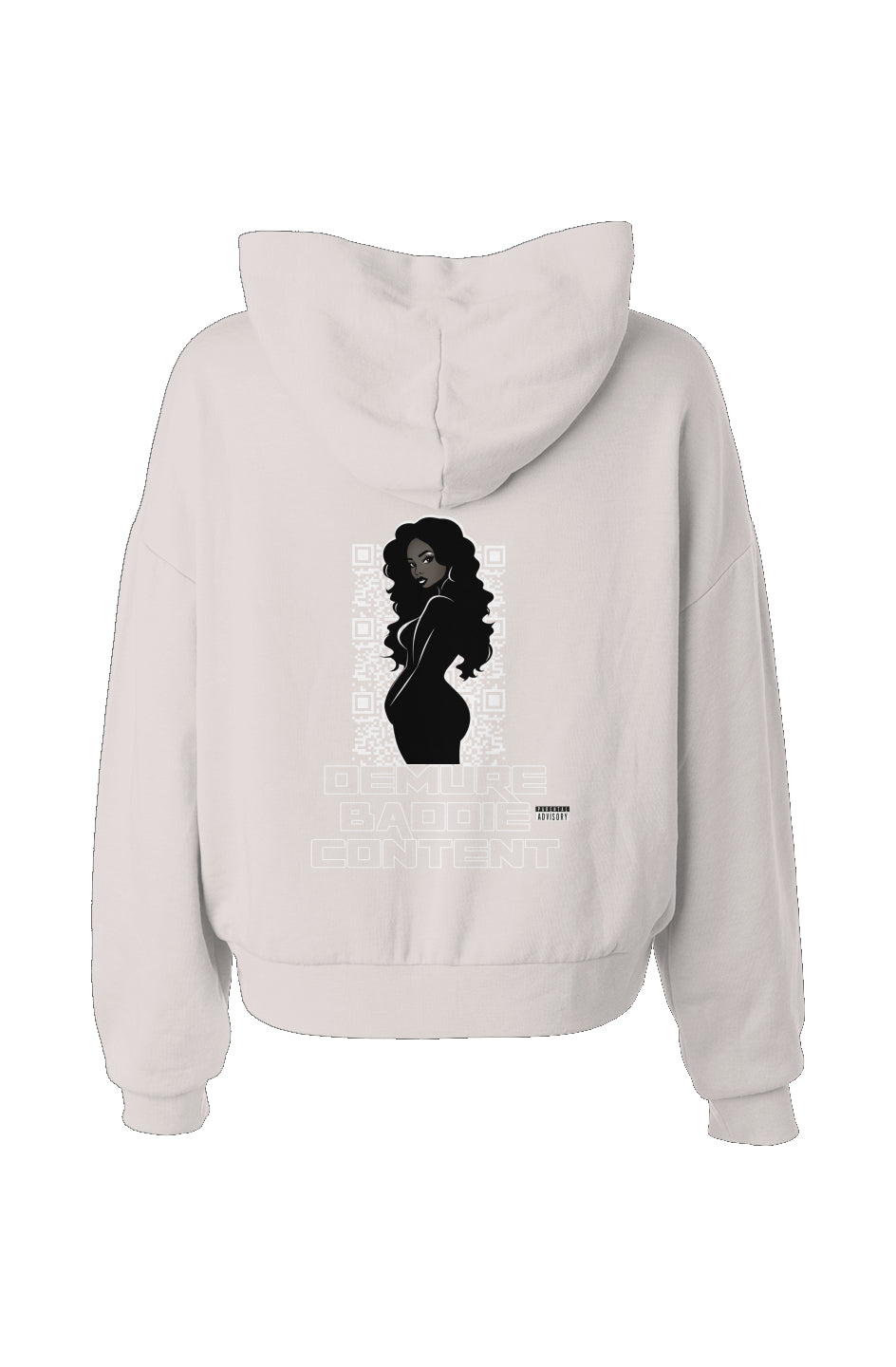 Demure Baddie hip height hoodie