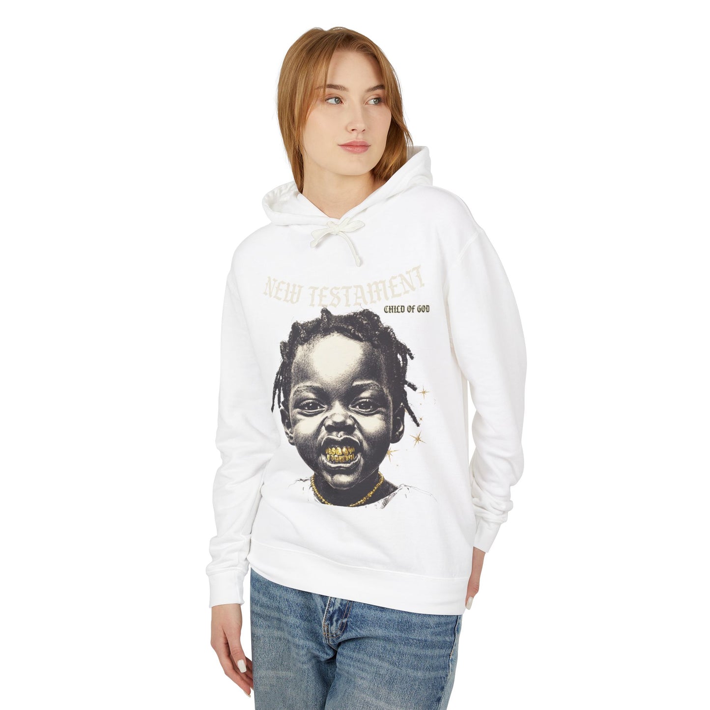 New Testament Unisex Lightweight Hooded Sweatshirt