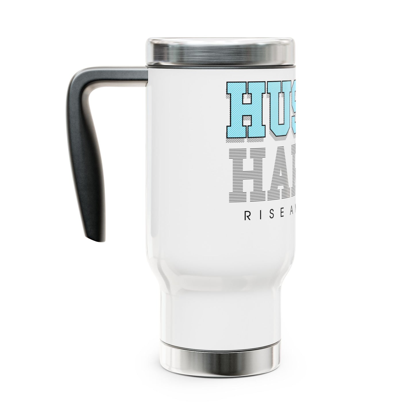 Stainless Steel Travel Mug with Handle, 14oz