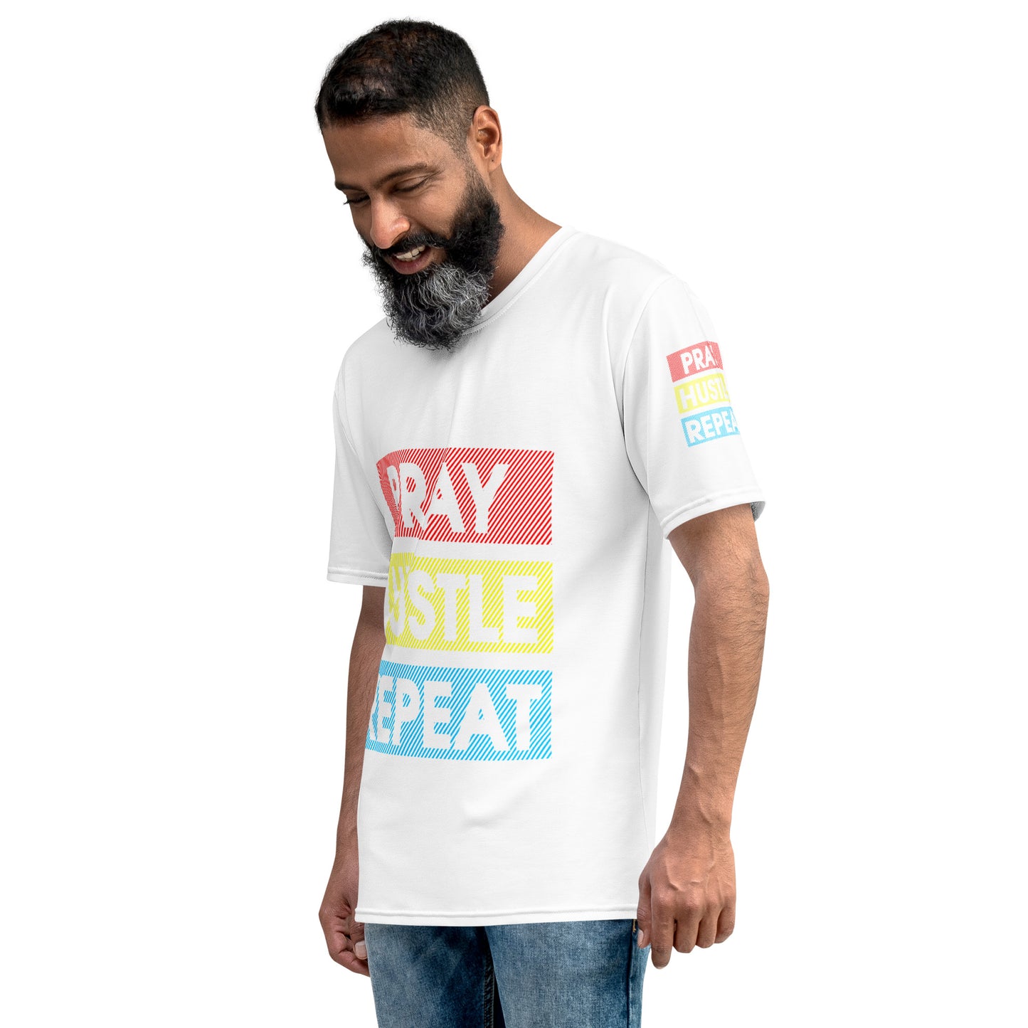 Pray Hustle ReapeatMen's t-shirt