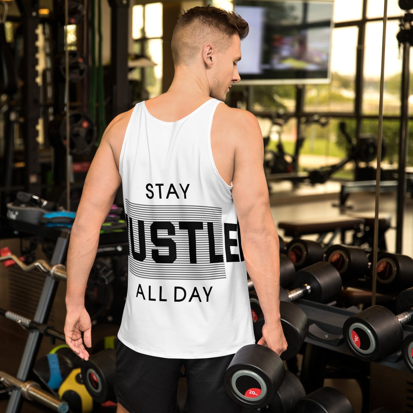 Hustle All Day Unisex Tank Top