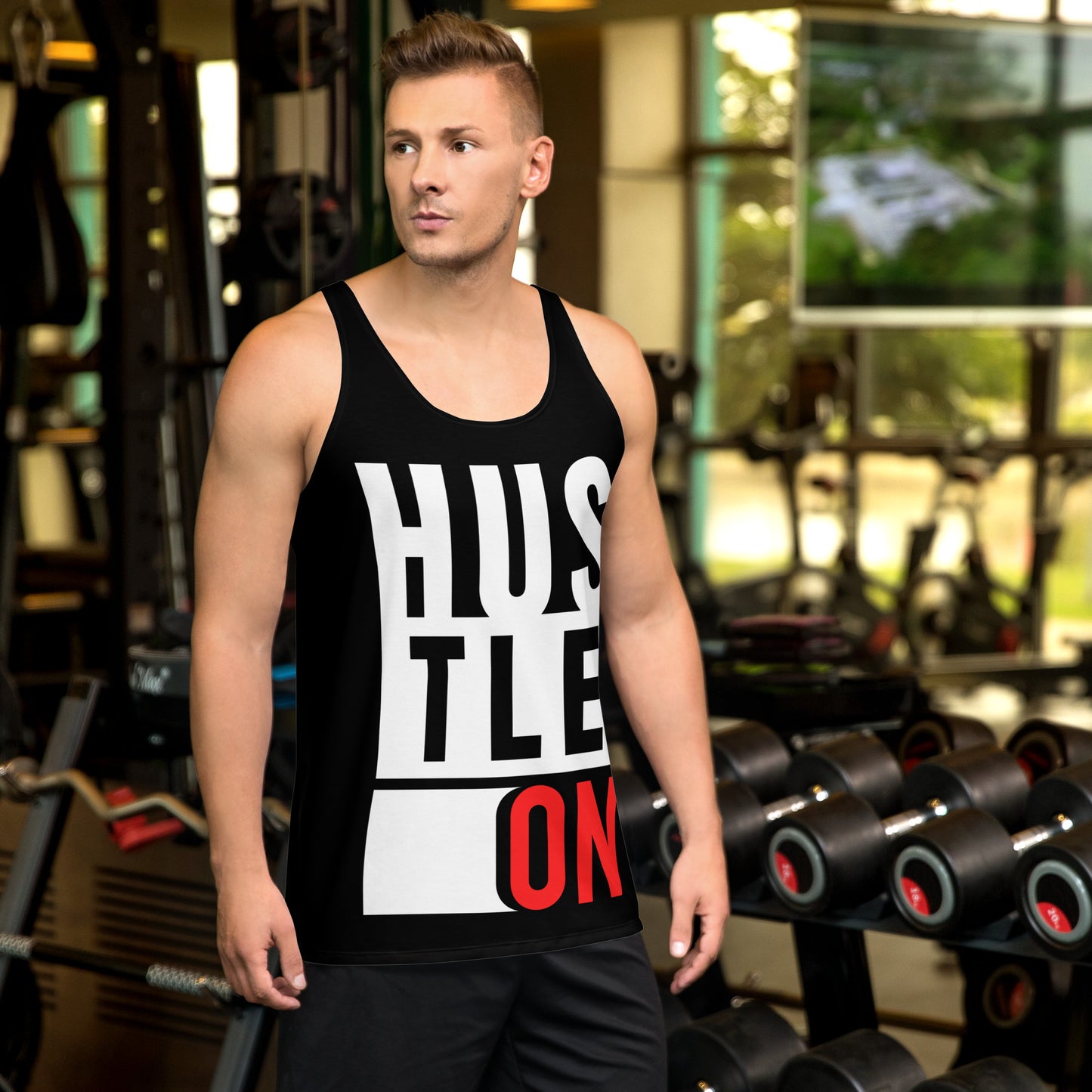 Hustle On Unisex Tank Top