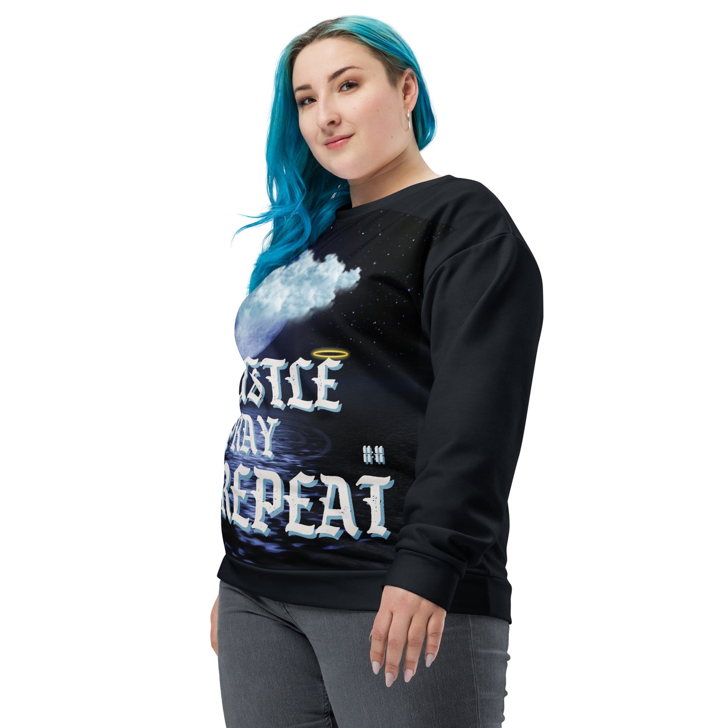 Hustle Pray Repeat Unisex Sweatshirt