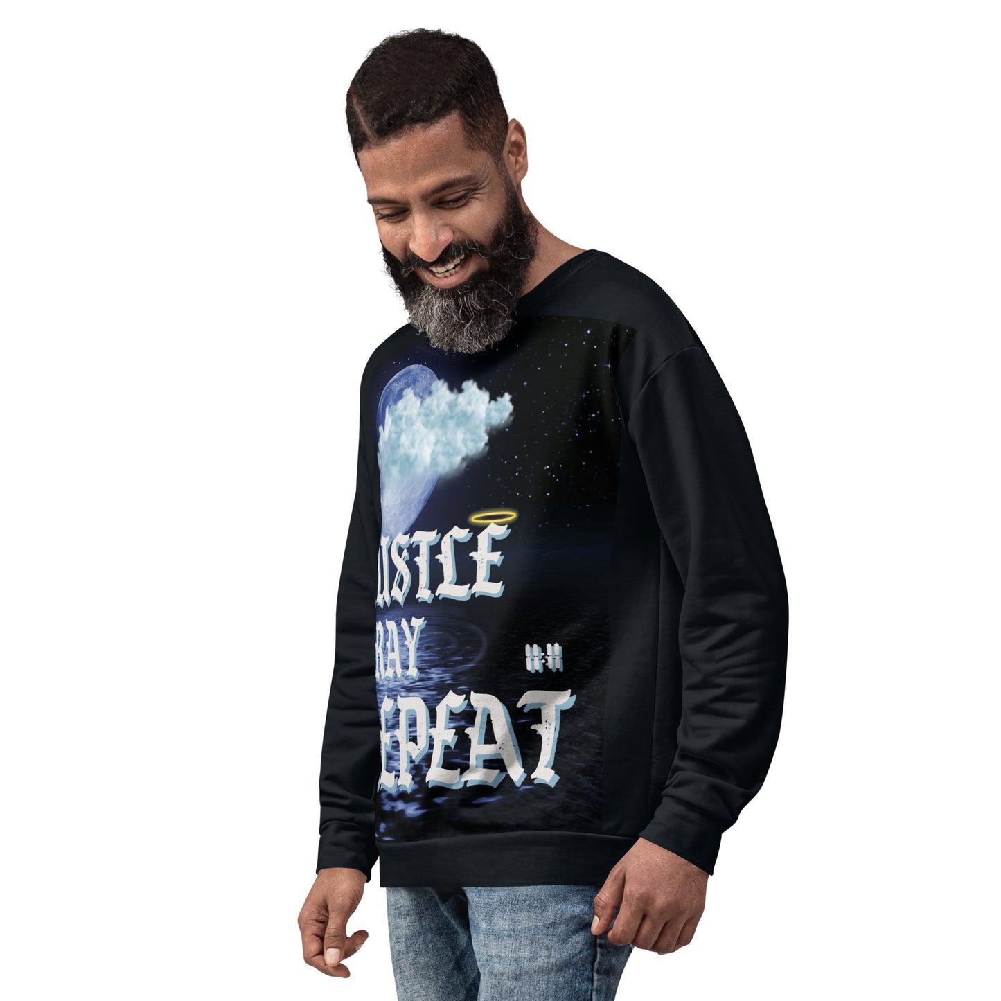 Hustle Pray Repeat Unisex Sweatshirt