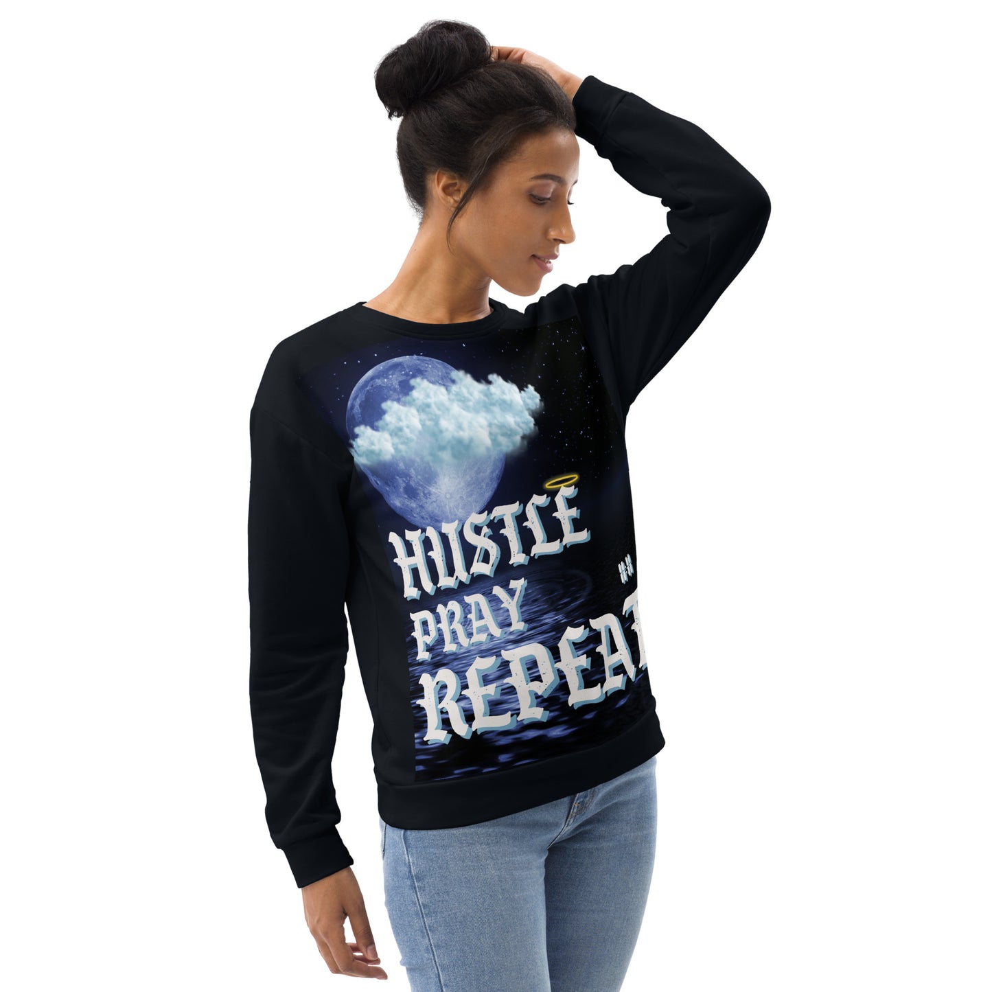 Hustle Pray Repeat Unisex Sweatshirt