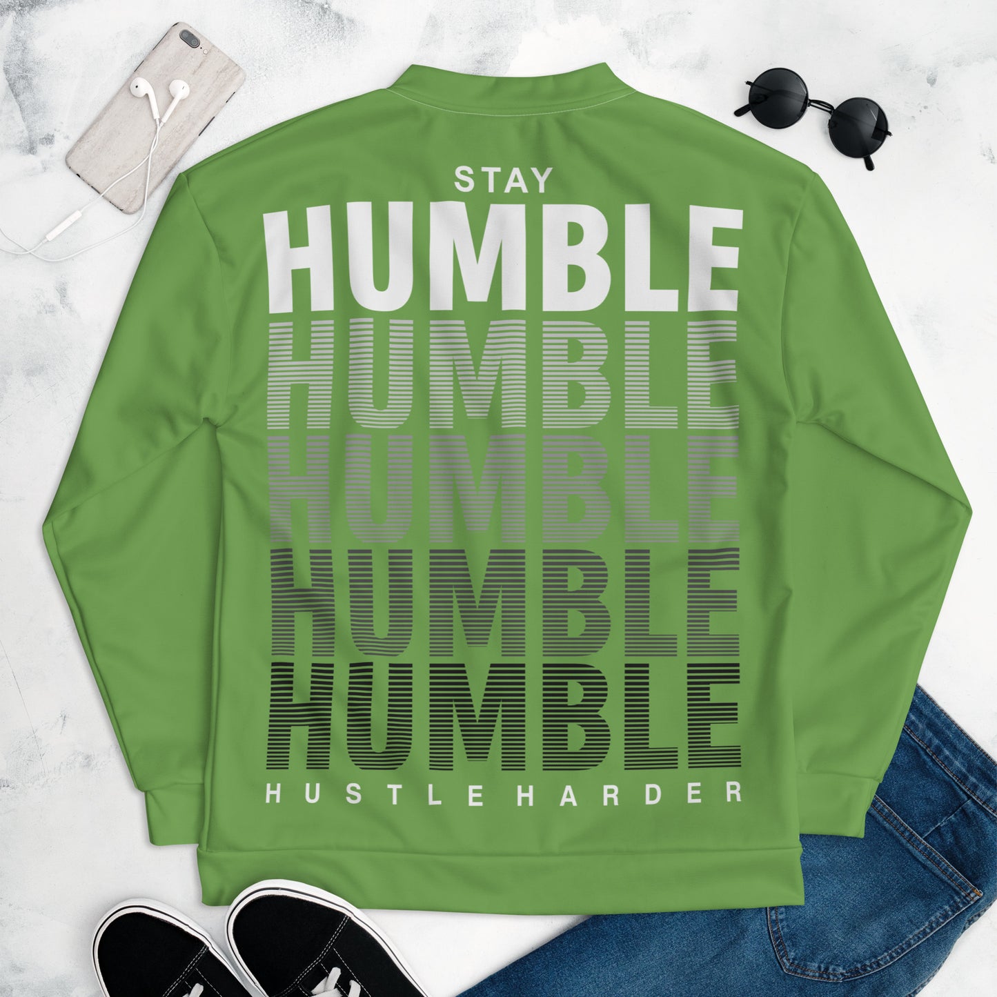 Stay Humble Unisex Bomber Jacket
