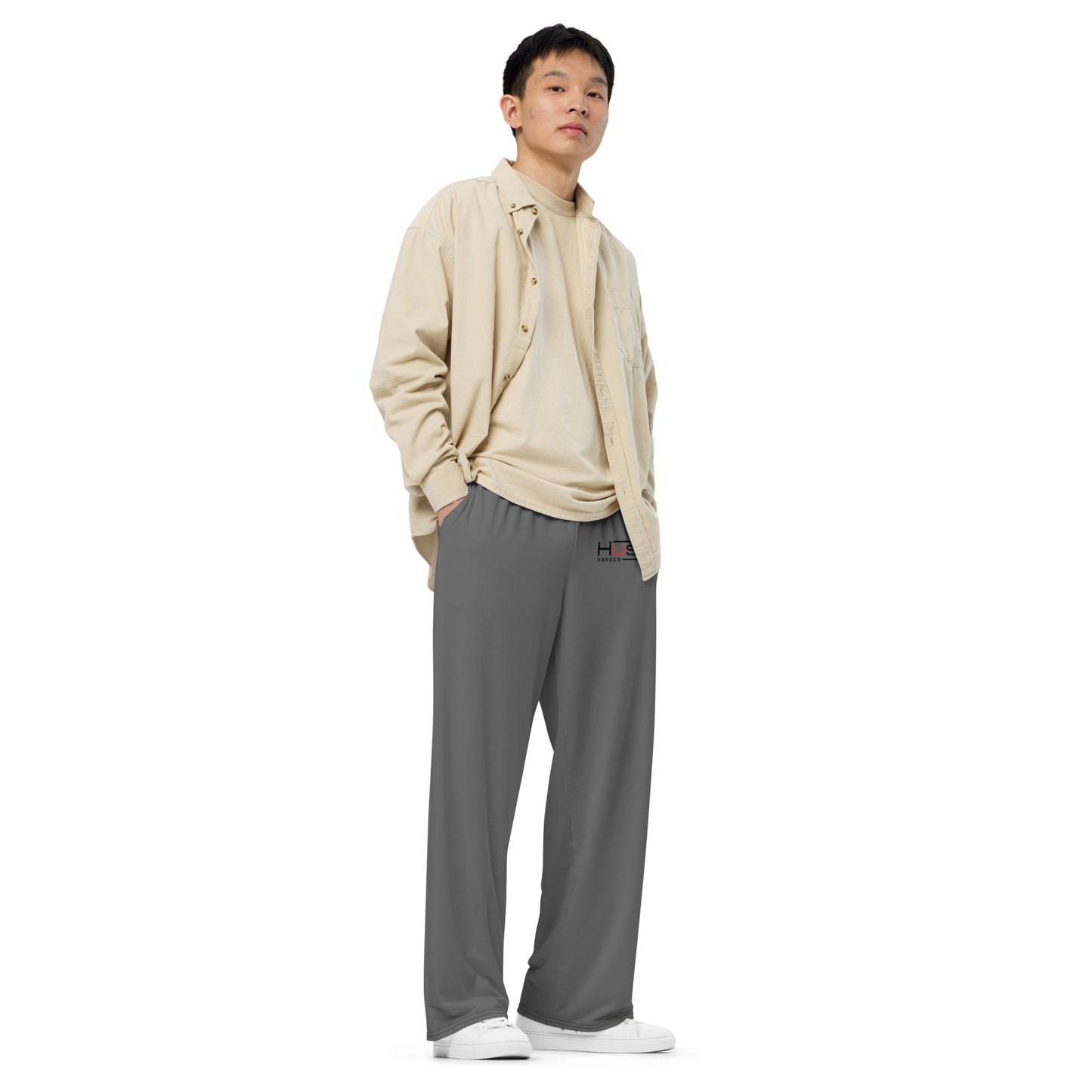 Stay Humble All-over print unisex wide-leg pants
