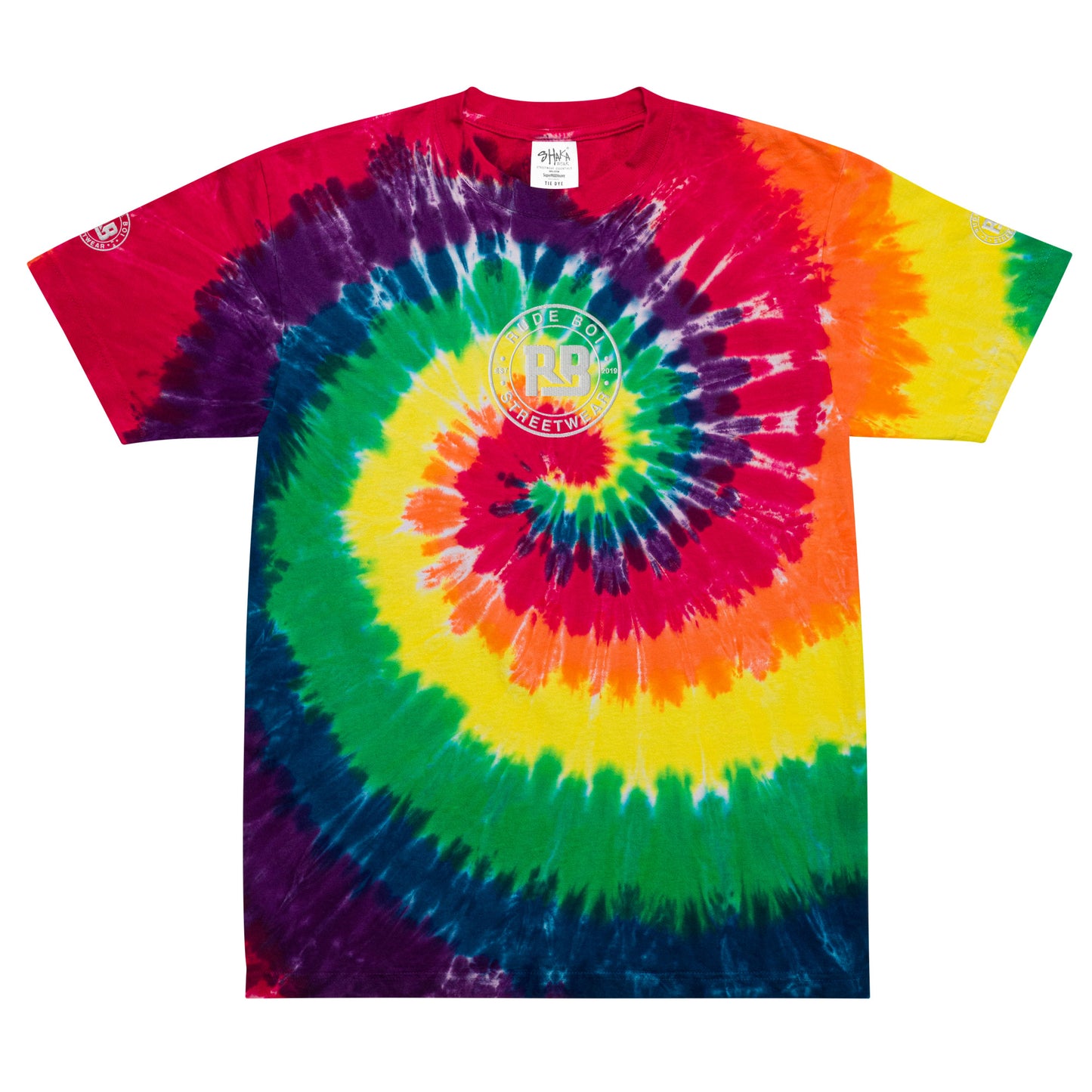 Rude Boi Oversized tie-dye t-shirt