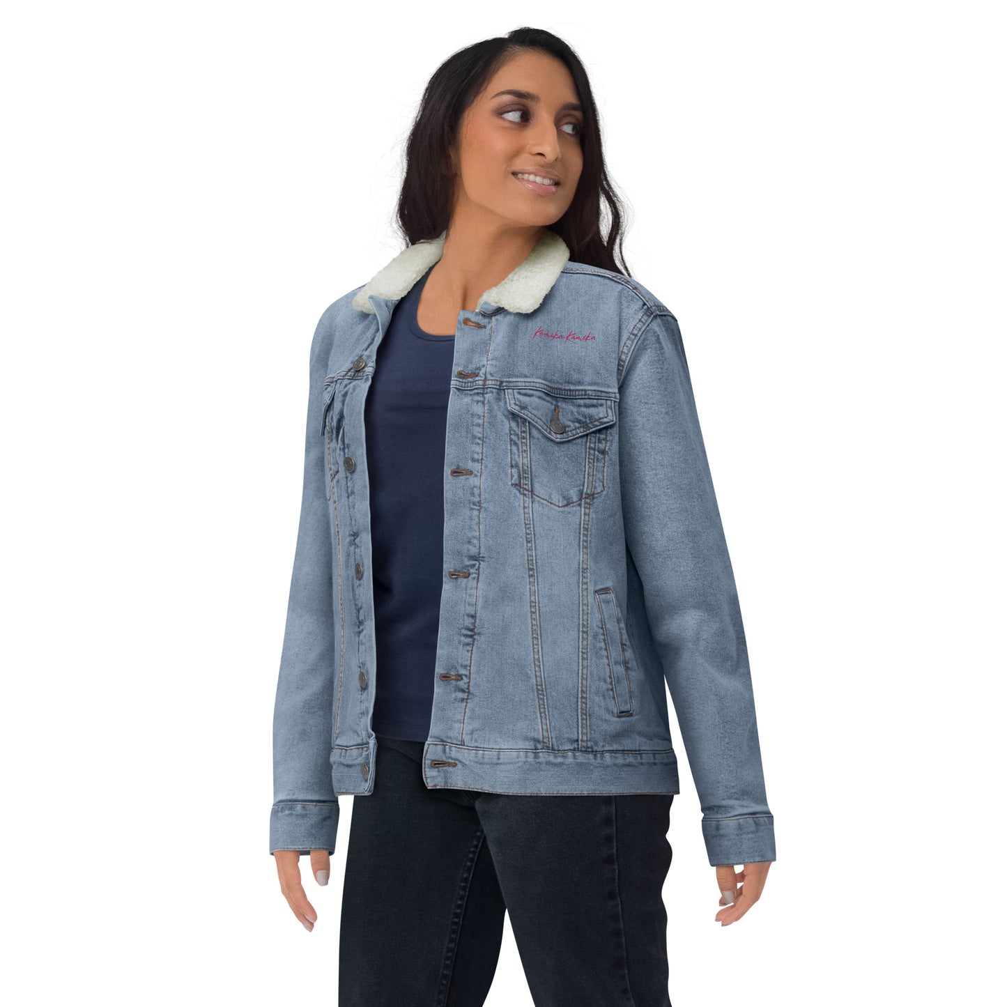 Kamika Kamika Unisex denim sherpa jacket