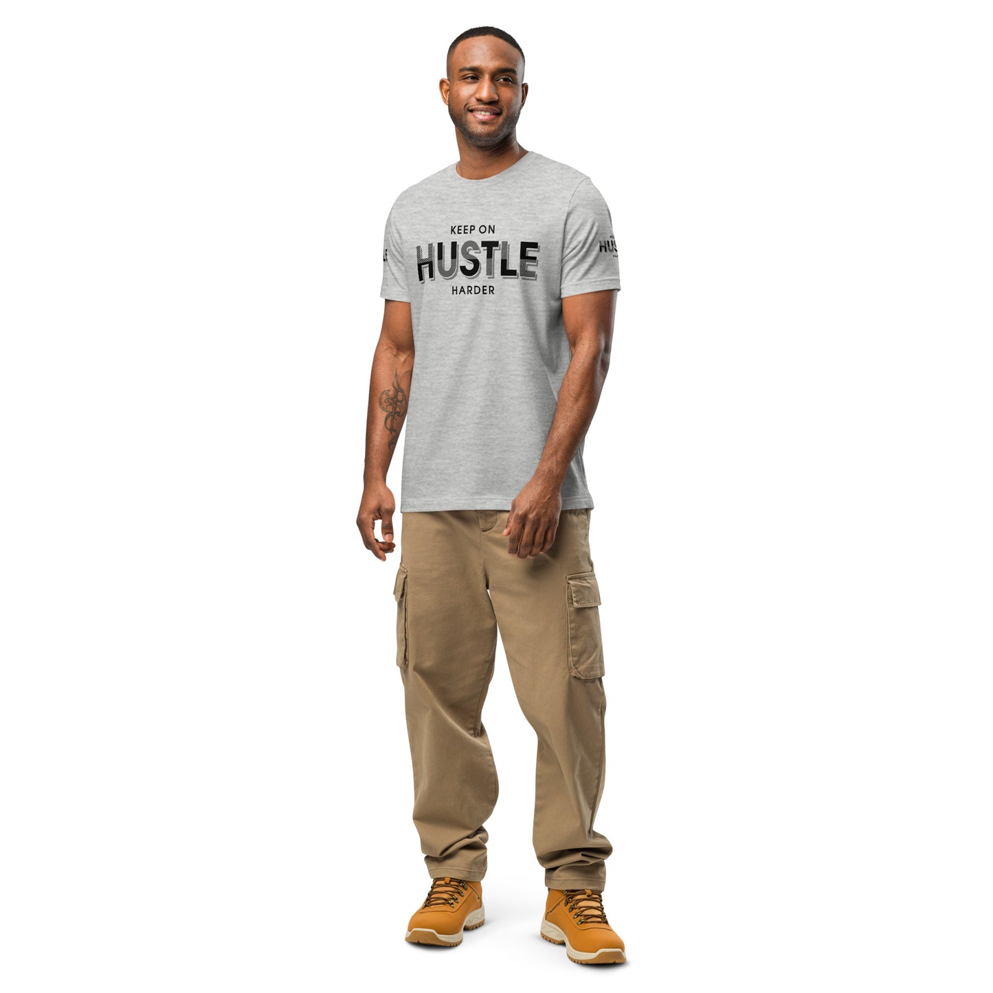 Keep On Hustle Harder Unisex t-shirt