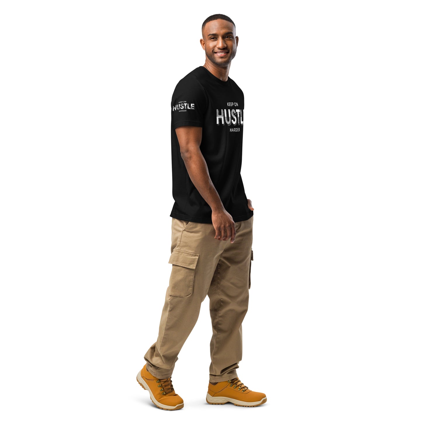 Keep On Hustle Harder Unisex t-shirt