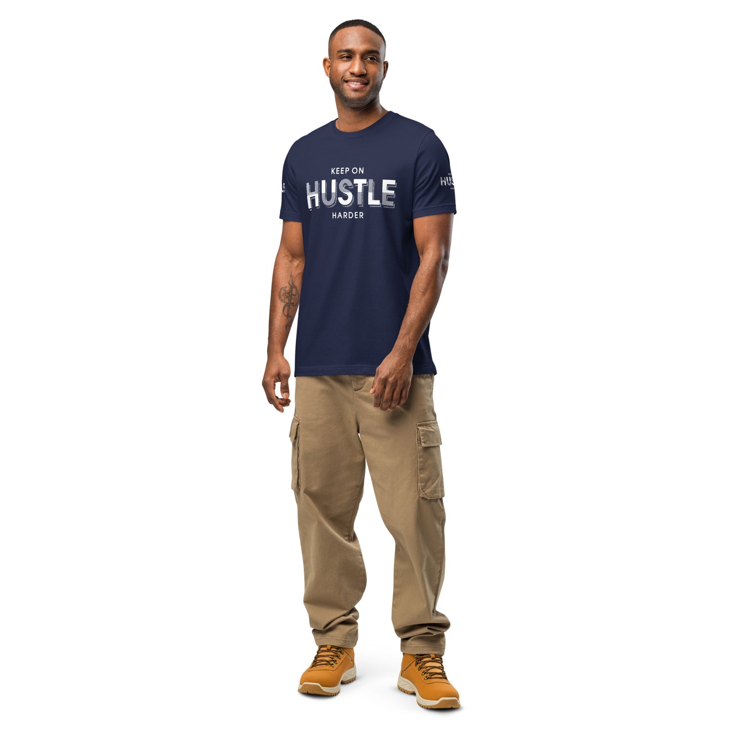 Keep On Hustle Harder Unisex t-shirt