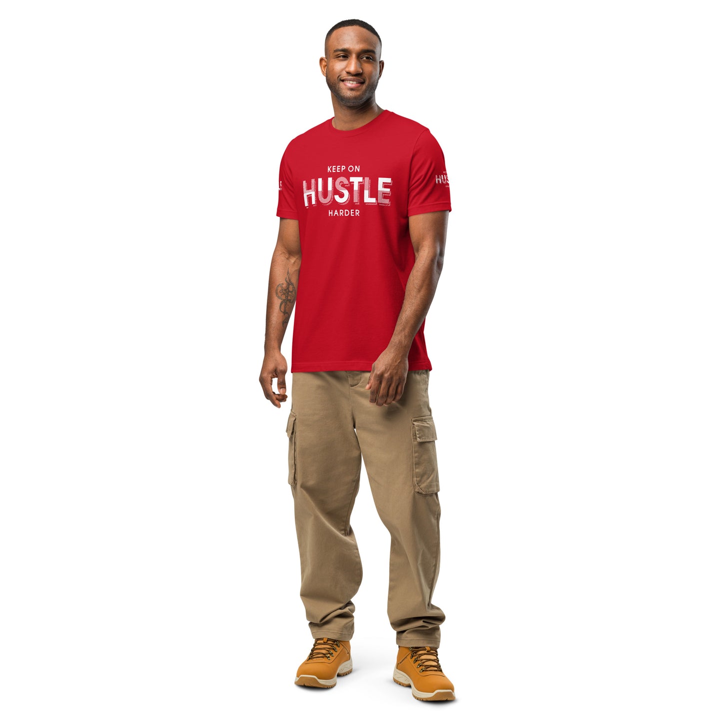 Keep On Hustle Harder Unisex t-shirt