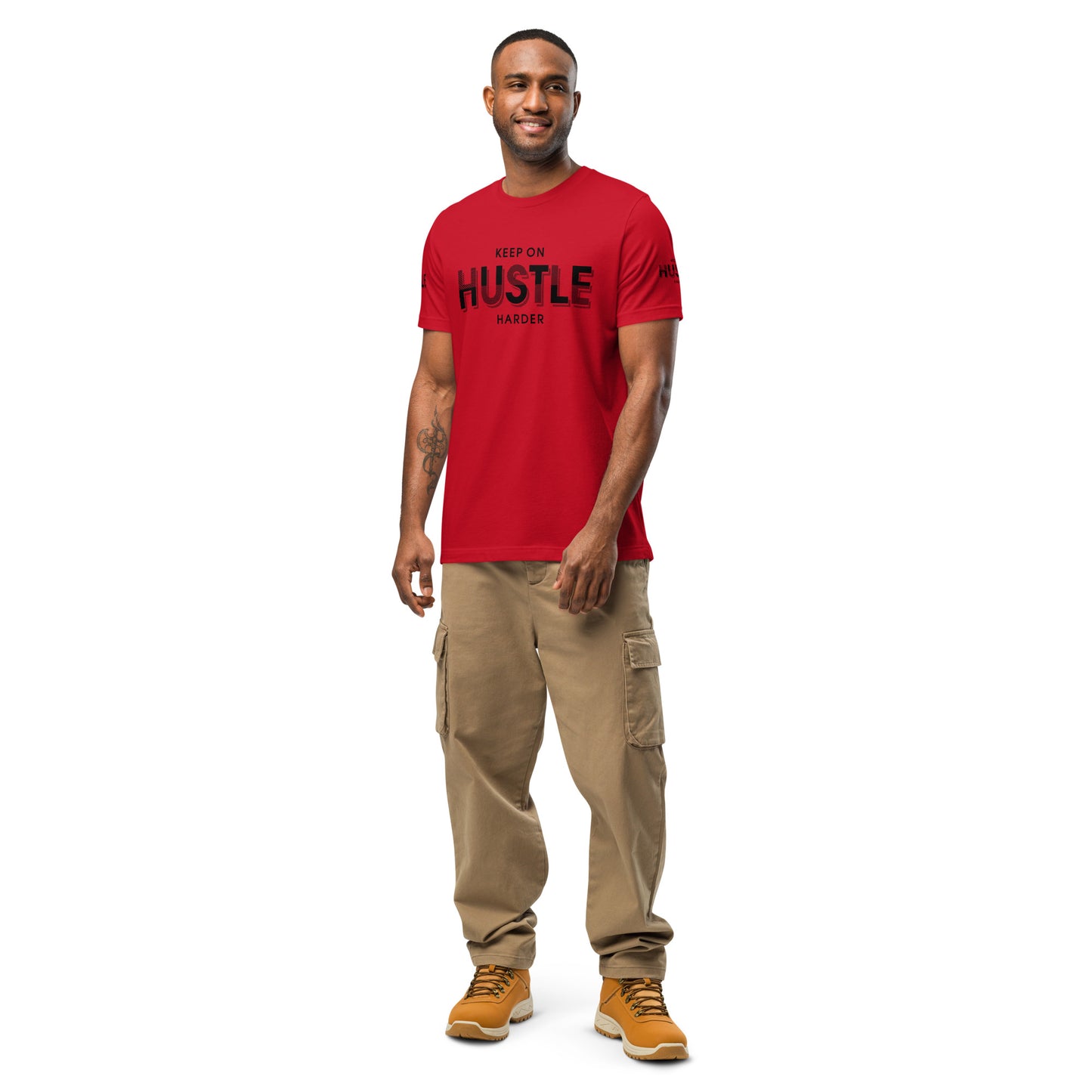 Keep On Hustle Harder Unisex t-shirt