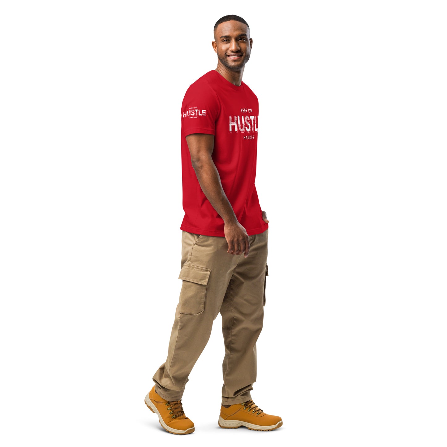 Keep On Hustle Harder Unisex t-shirt
