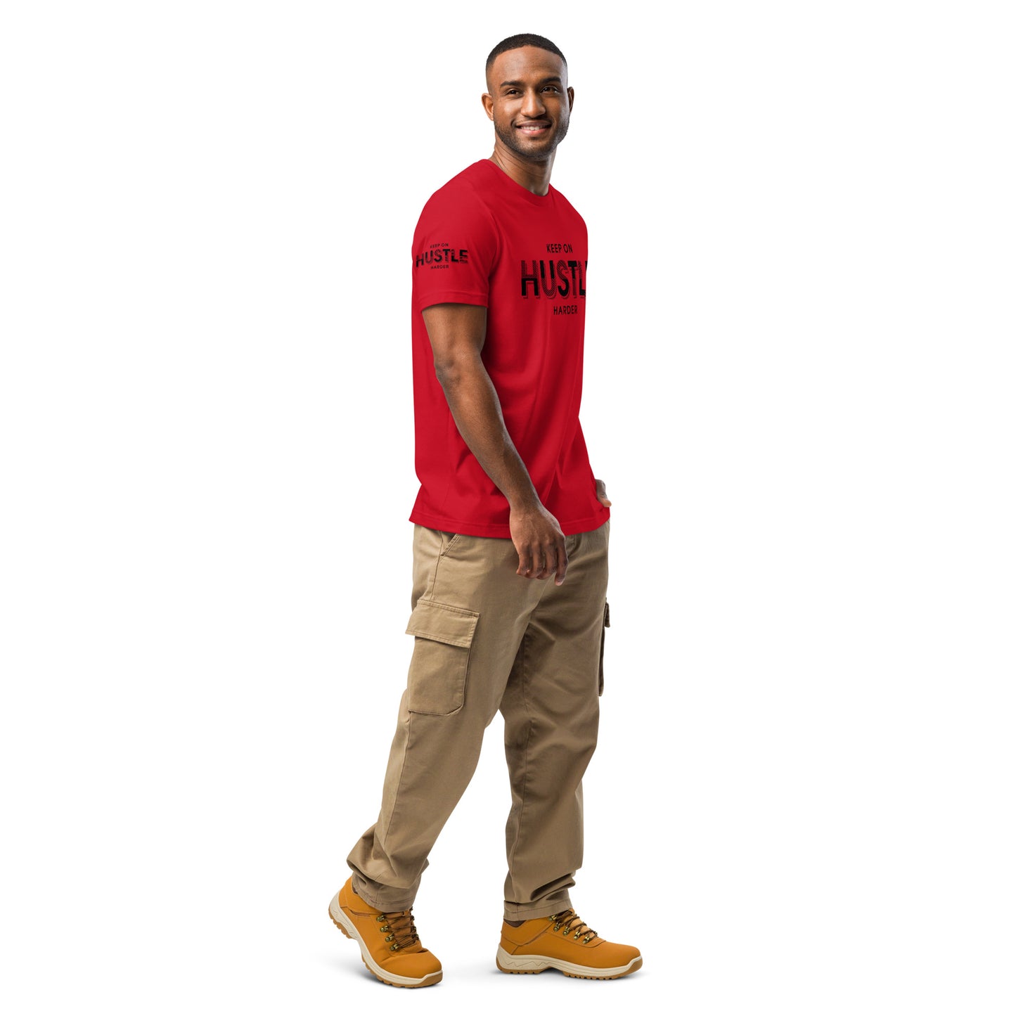 Keep On Hustle Harder Unisex t-shirt
