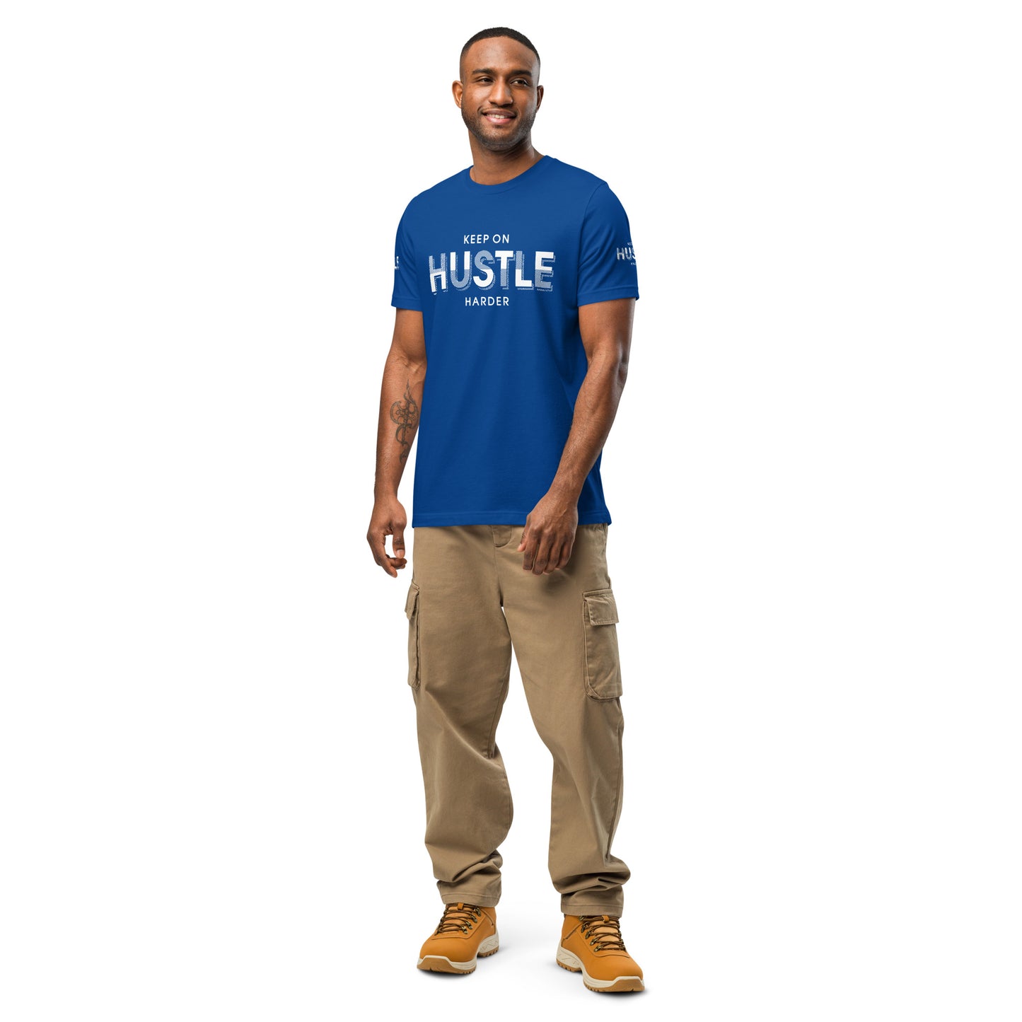 Keep On Hustle Harder Unisex t-shirt