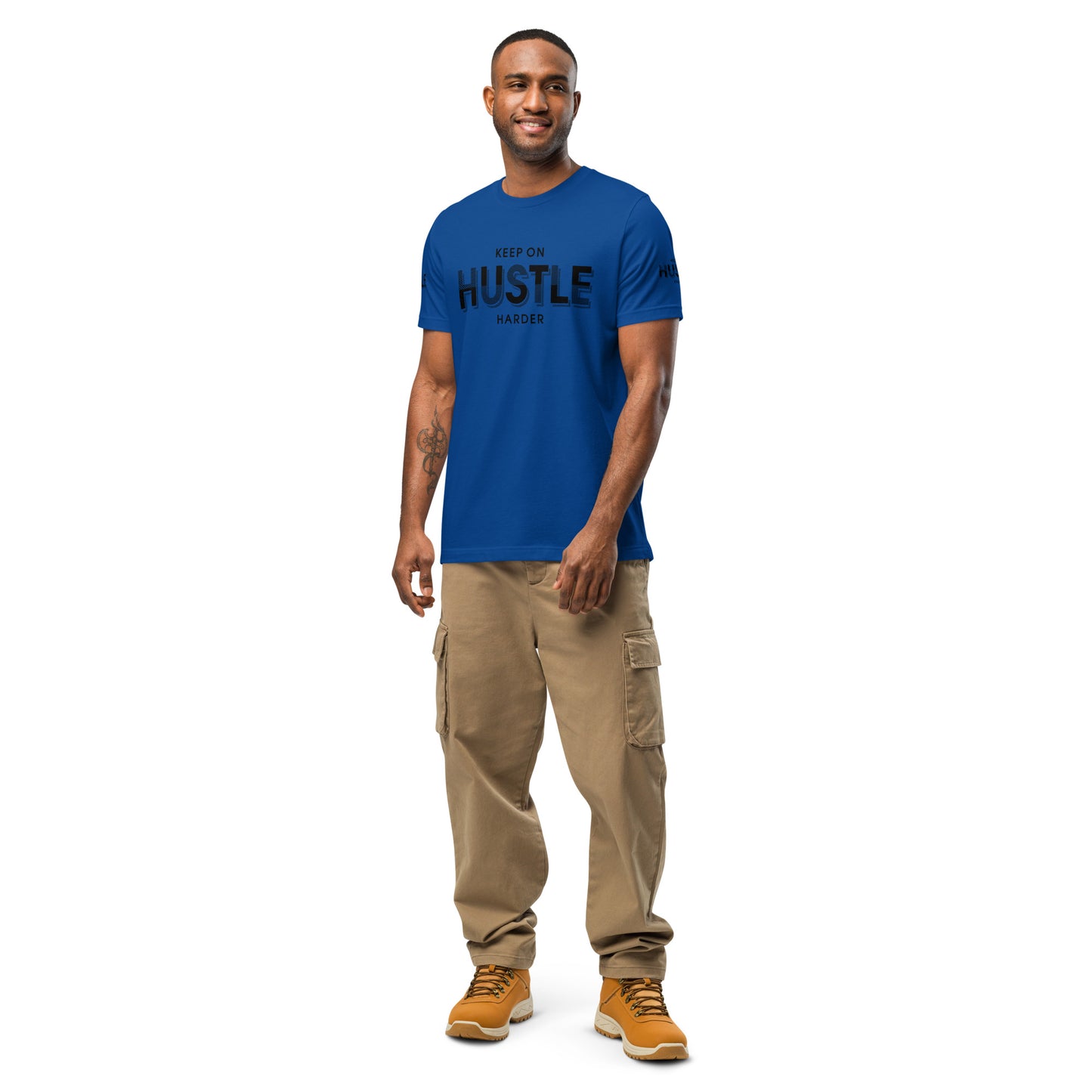 Keep On Hustle Harder Unisex t-shirt