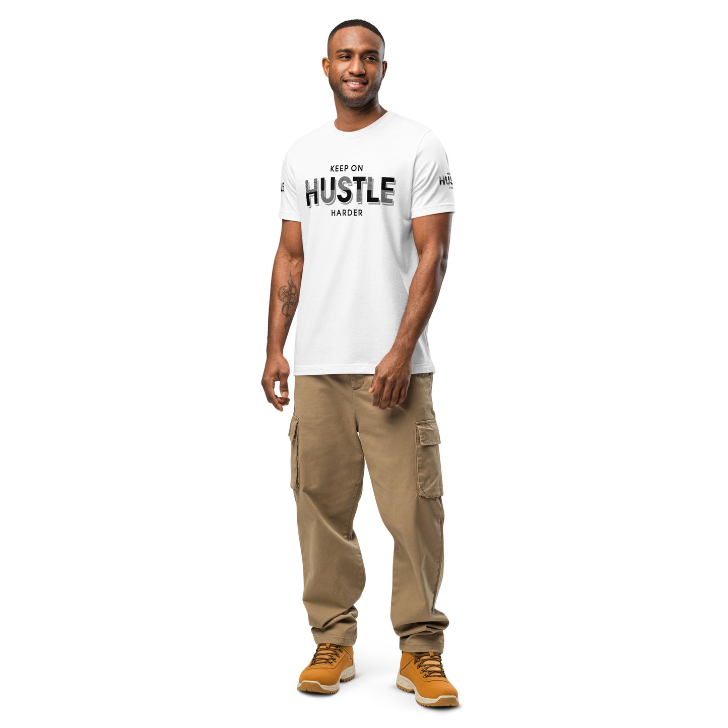 Keep On Hustle Harder Unisex t-shirt