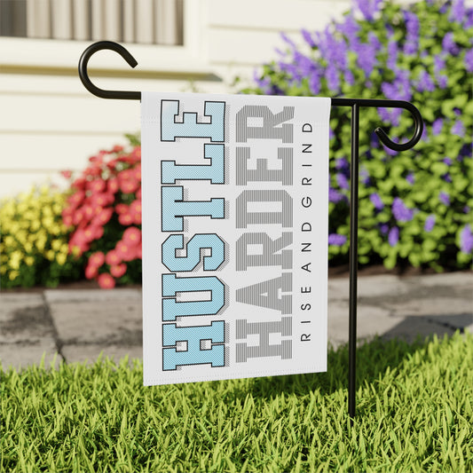 Hustle Harder Garden & House Banner