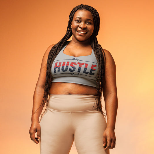 Hustle Hard Longline sports bra
