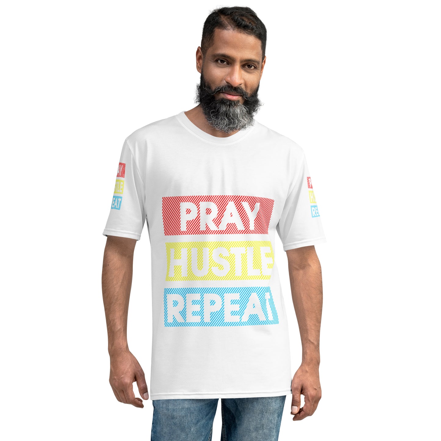 Pray Hustle ReapeatMen's t-shirt