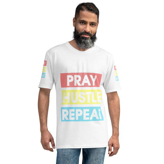 Pray Hustle ReapeatMen's t-shirt