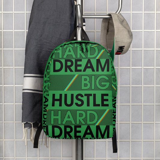 Hustle Hard Dream Big Minimalist Backpack