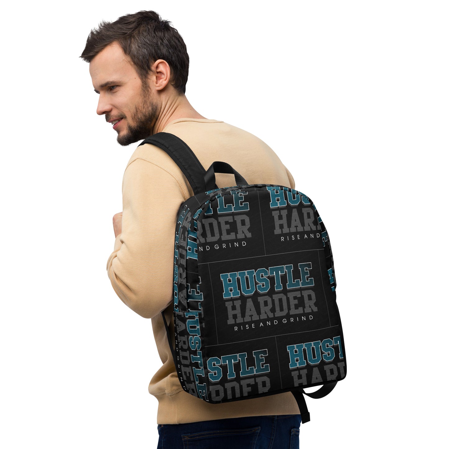 Hustle Hard Minimalist Backpack