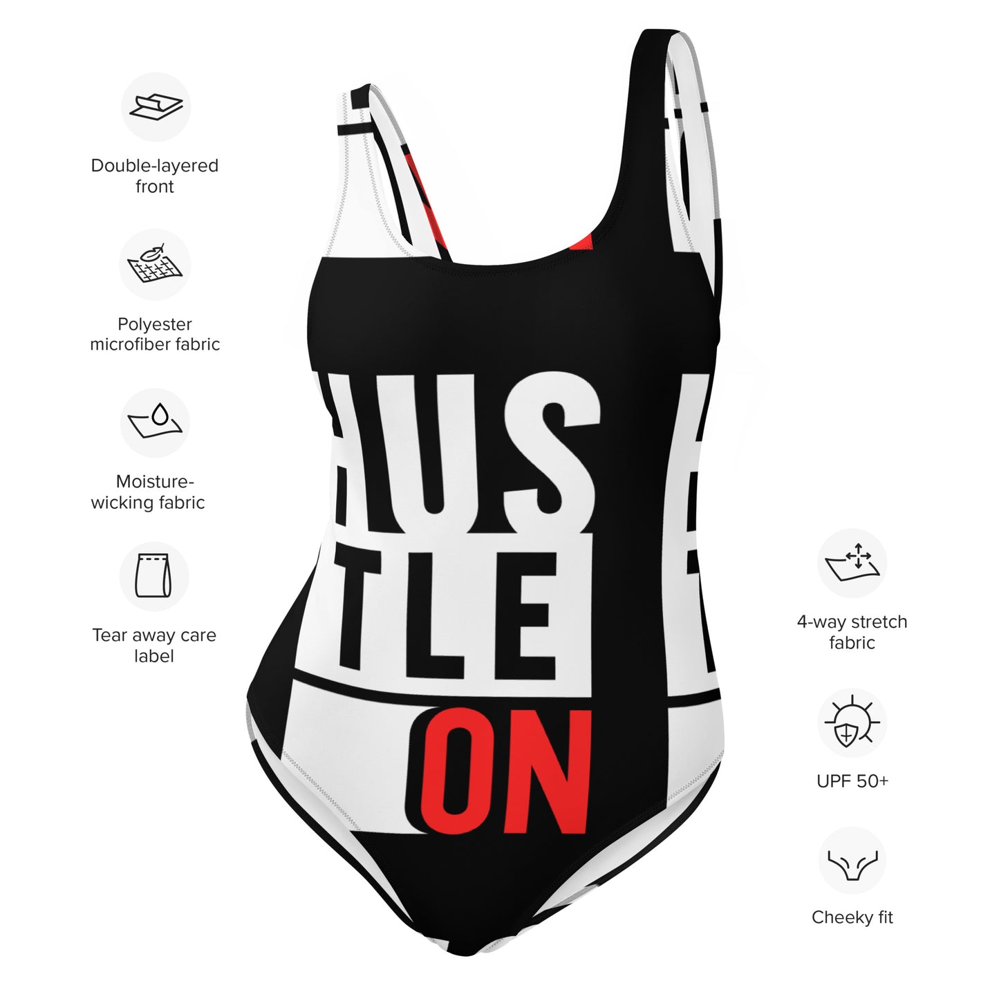 Hustle On One-Piece Swimsuit