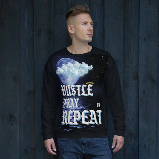 Hustle Pray Repeat Unisex Sweatshirt
