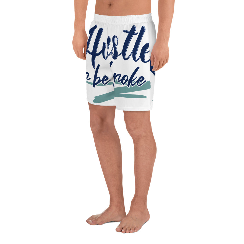 Hustle On All-Over Print Unisex Athletic Long Shorts