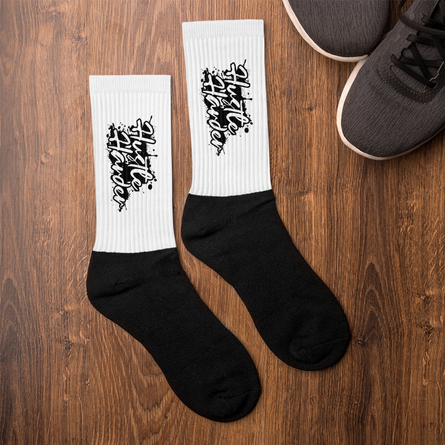 Hustle Harder Socks