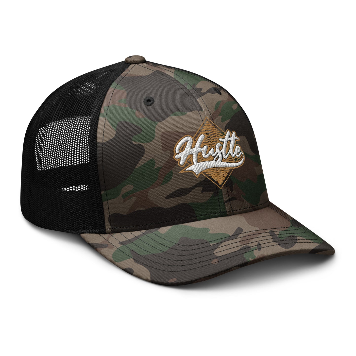 Hustle Camouflage trucker hat