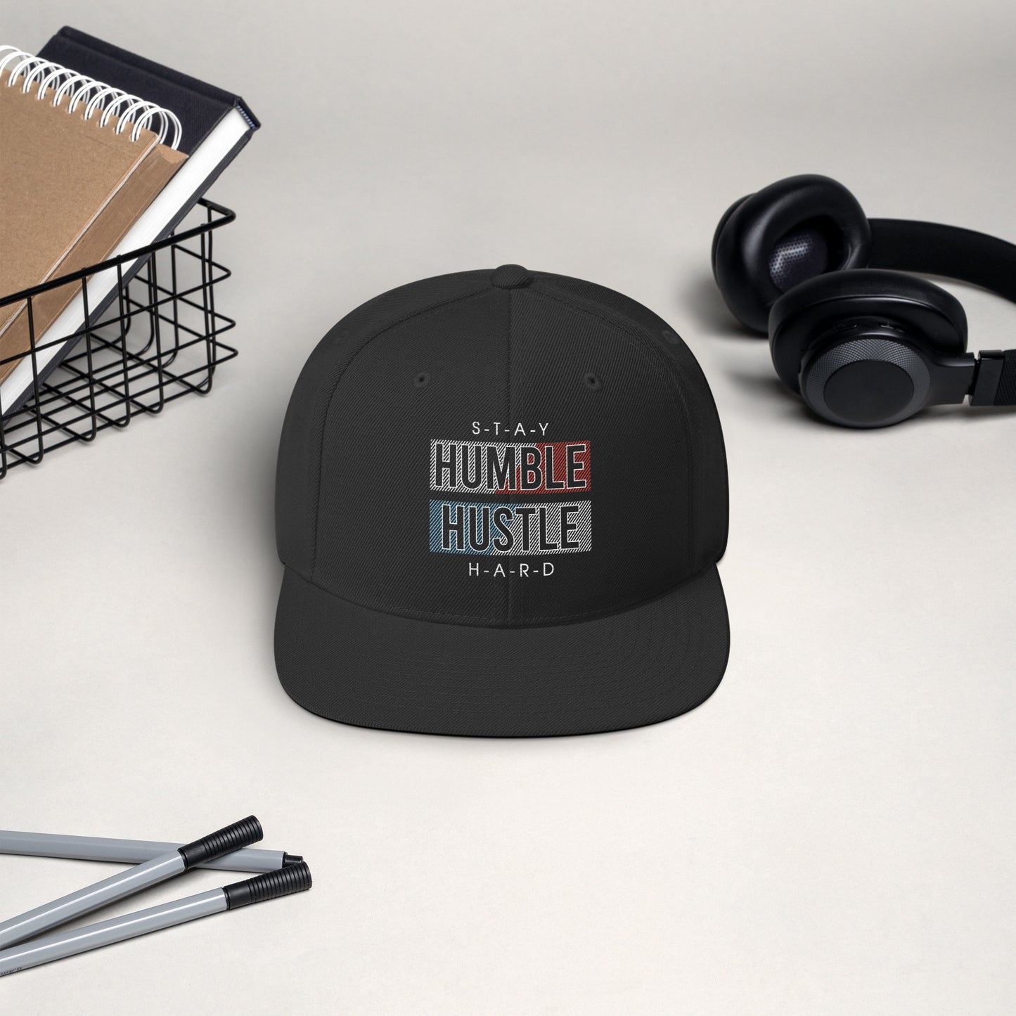 Stay Humble Hustle Hard Snapback Hat