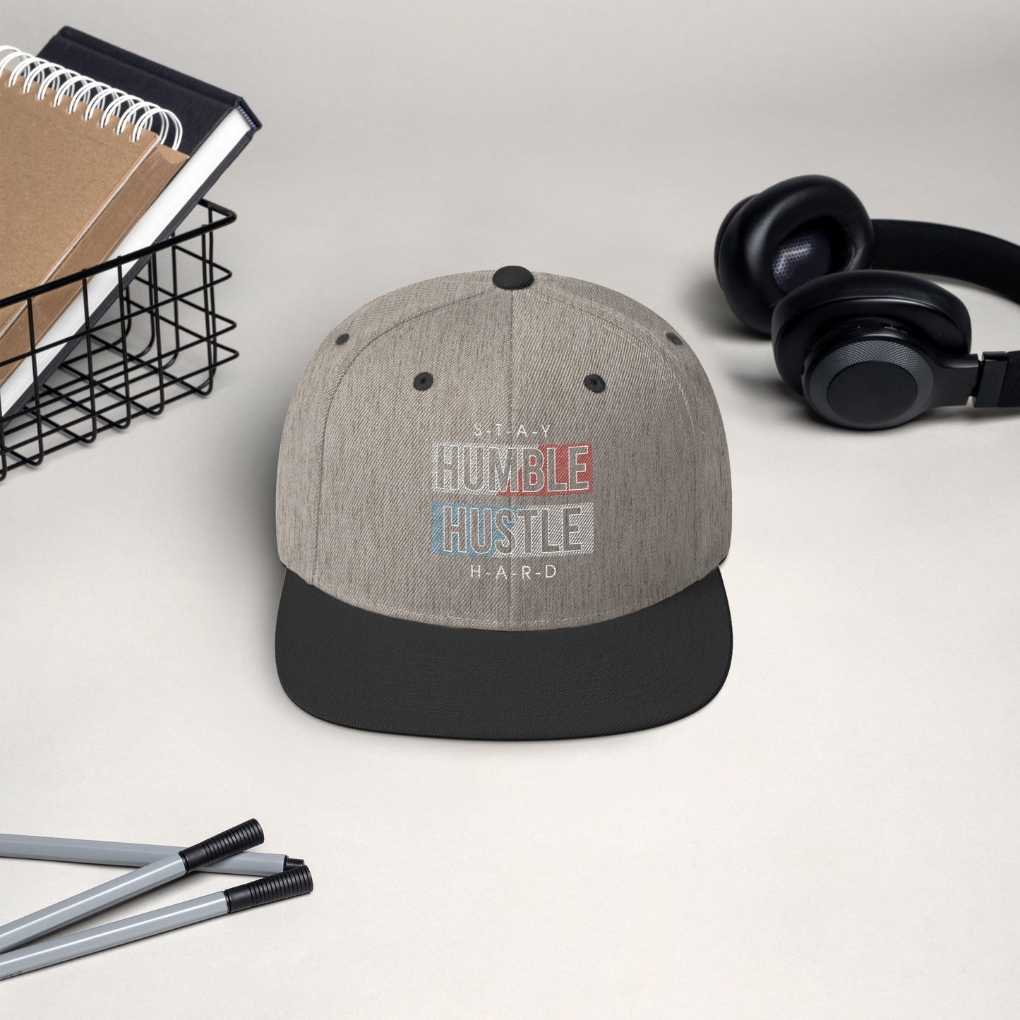 Stay Humble Hustle Hard Snapback Hat