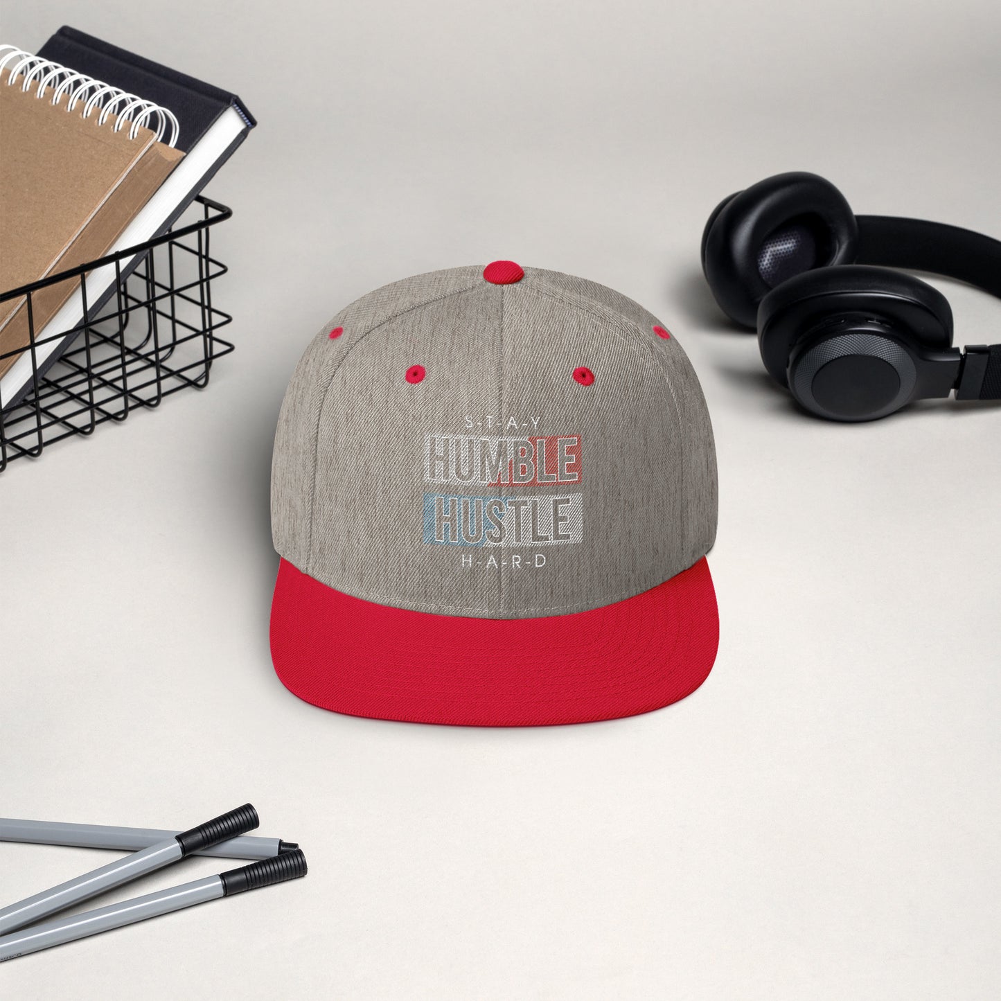 Stay Humble Hustle Hard Snapback Hat