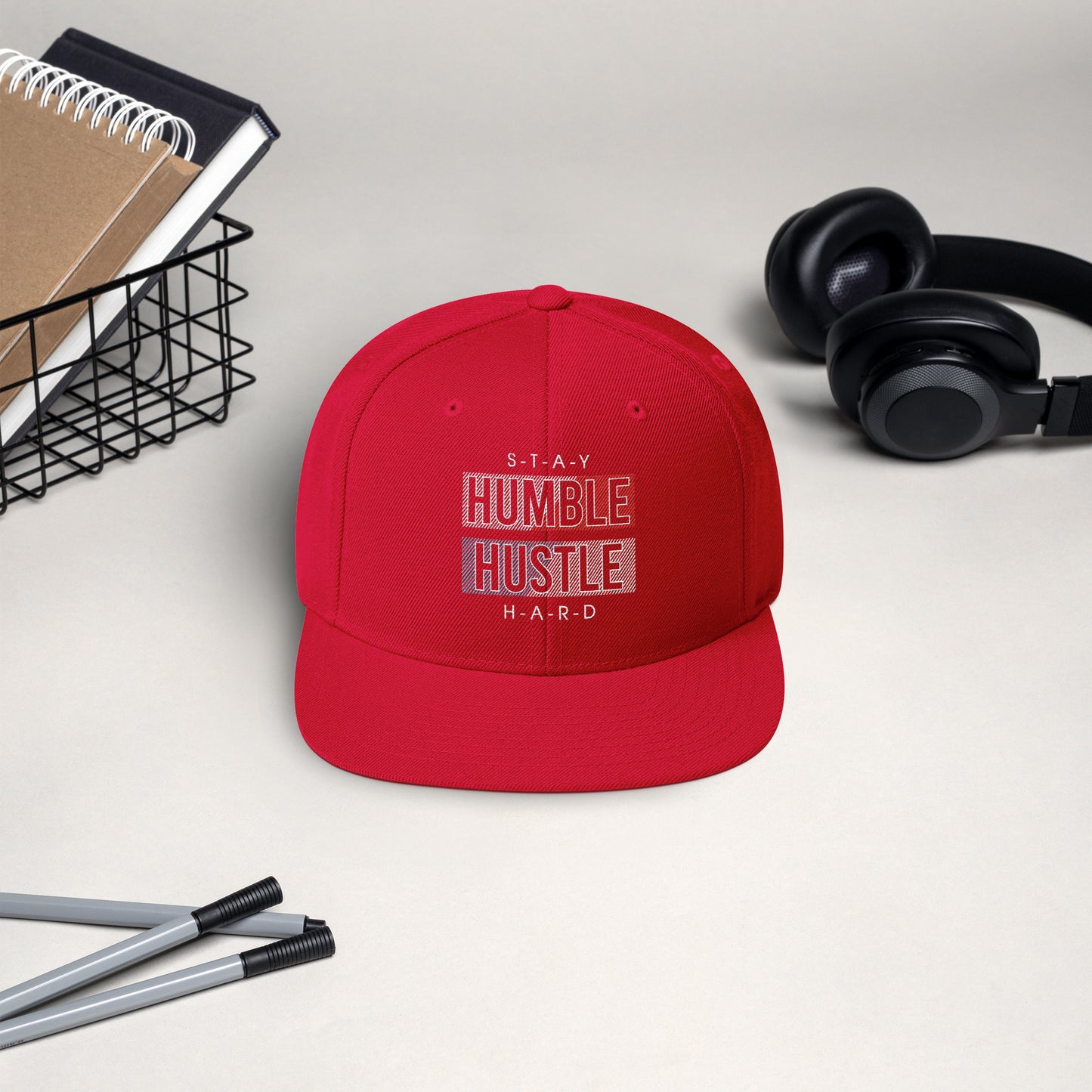 Stay Humble Hustle Hard Snapback Hat