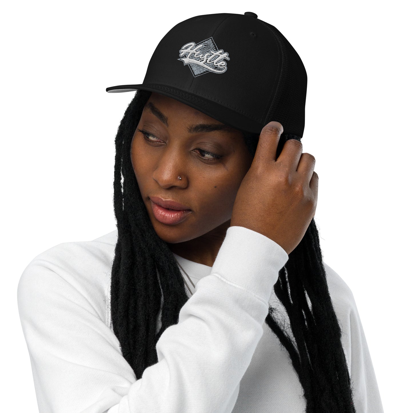 Hustle Closed-back trucker cap