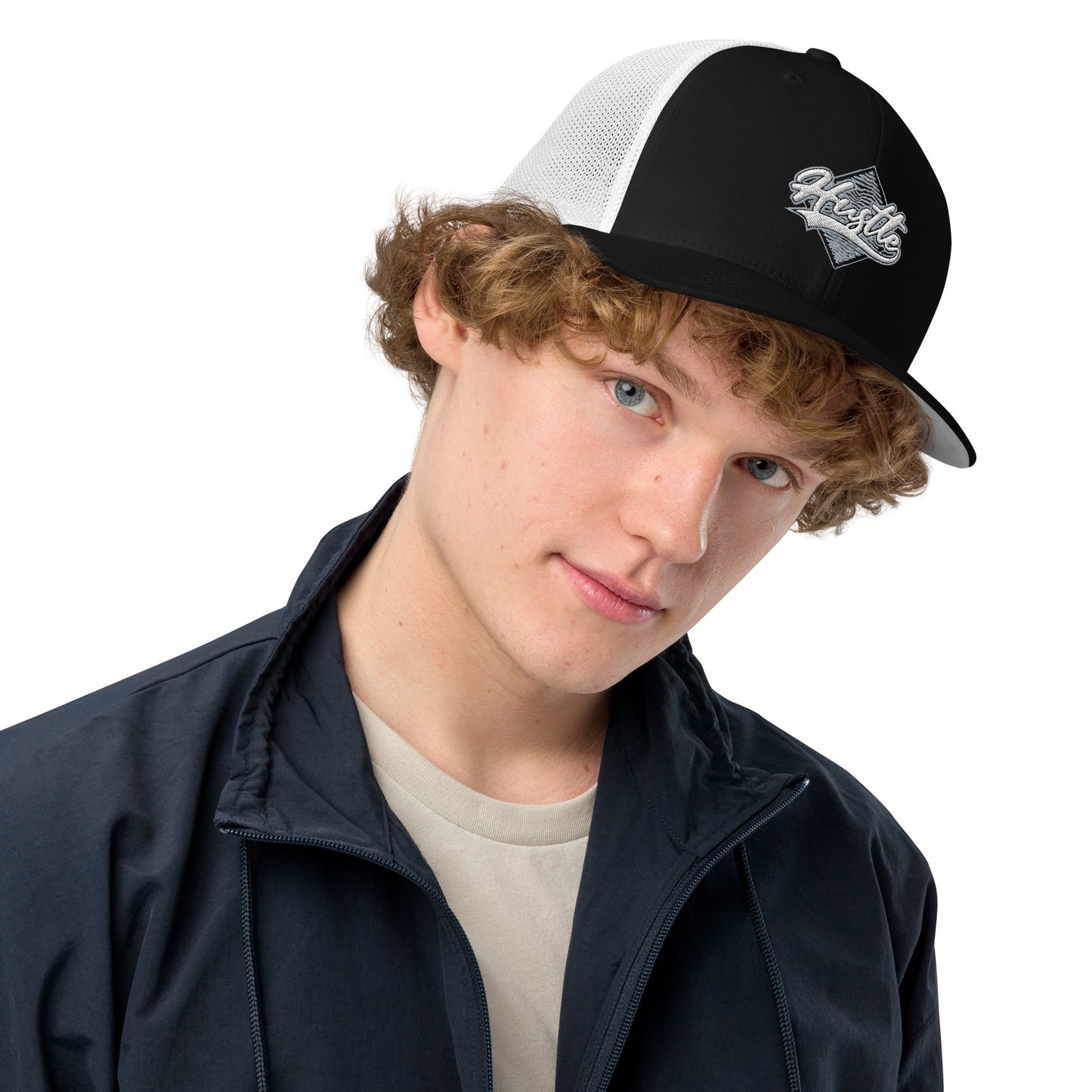 Hustle Closed-back trucker cap