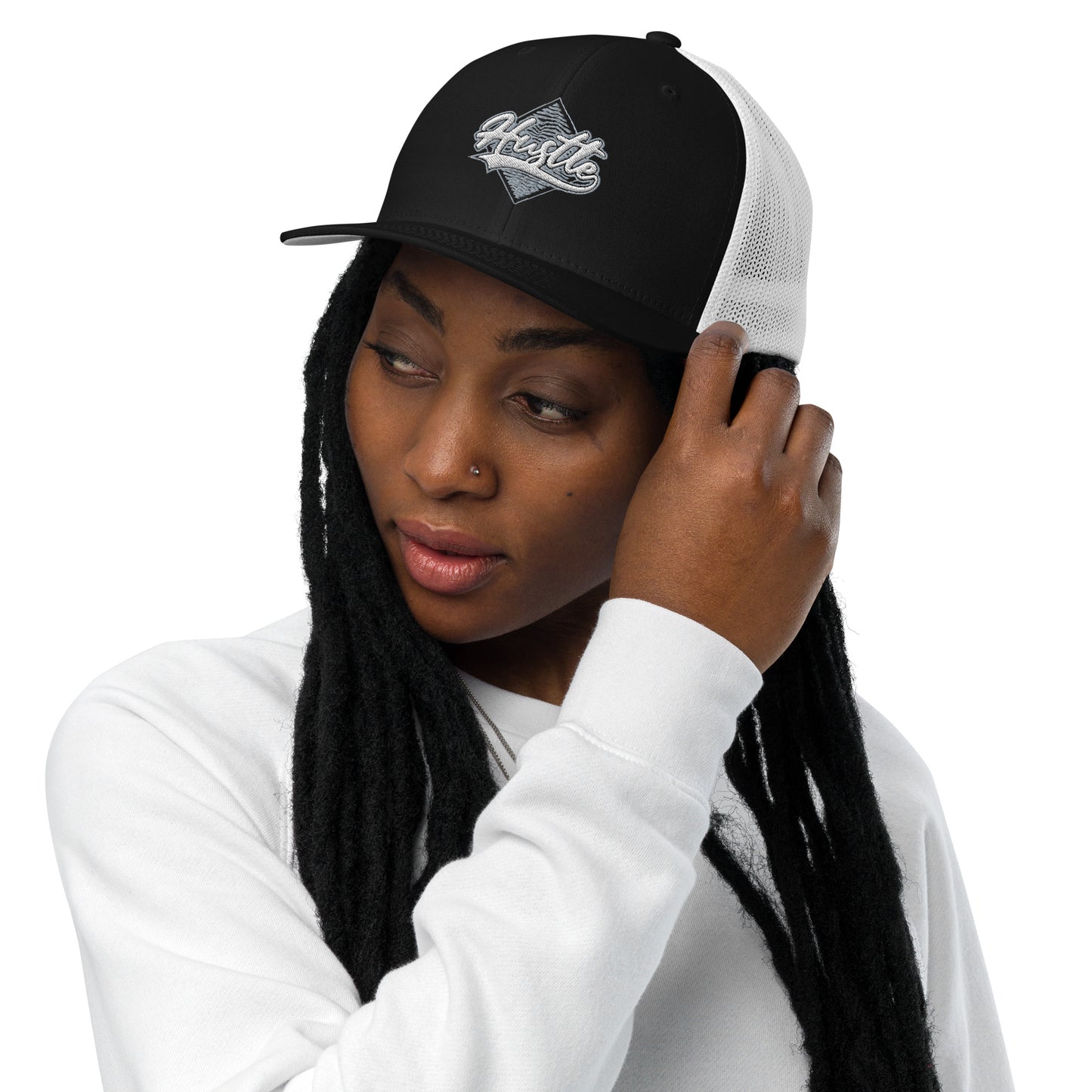 Hustle Closed-back trucker cap