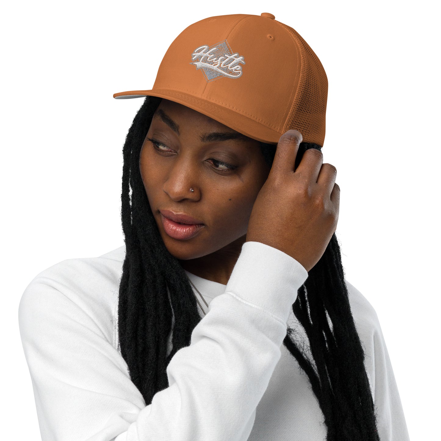 Hustle Closed-back trucker cap