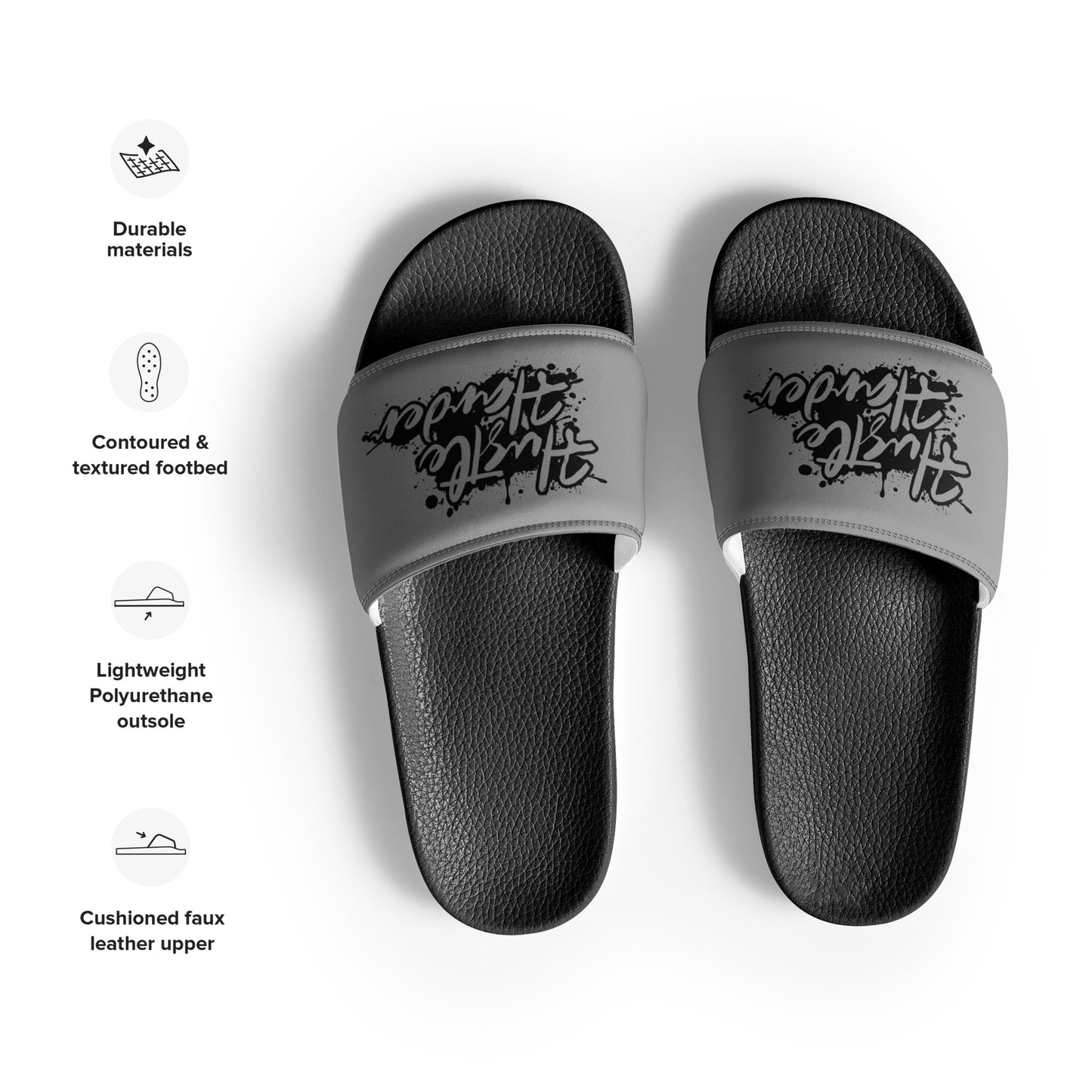 Hustle Harder Men’s slides