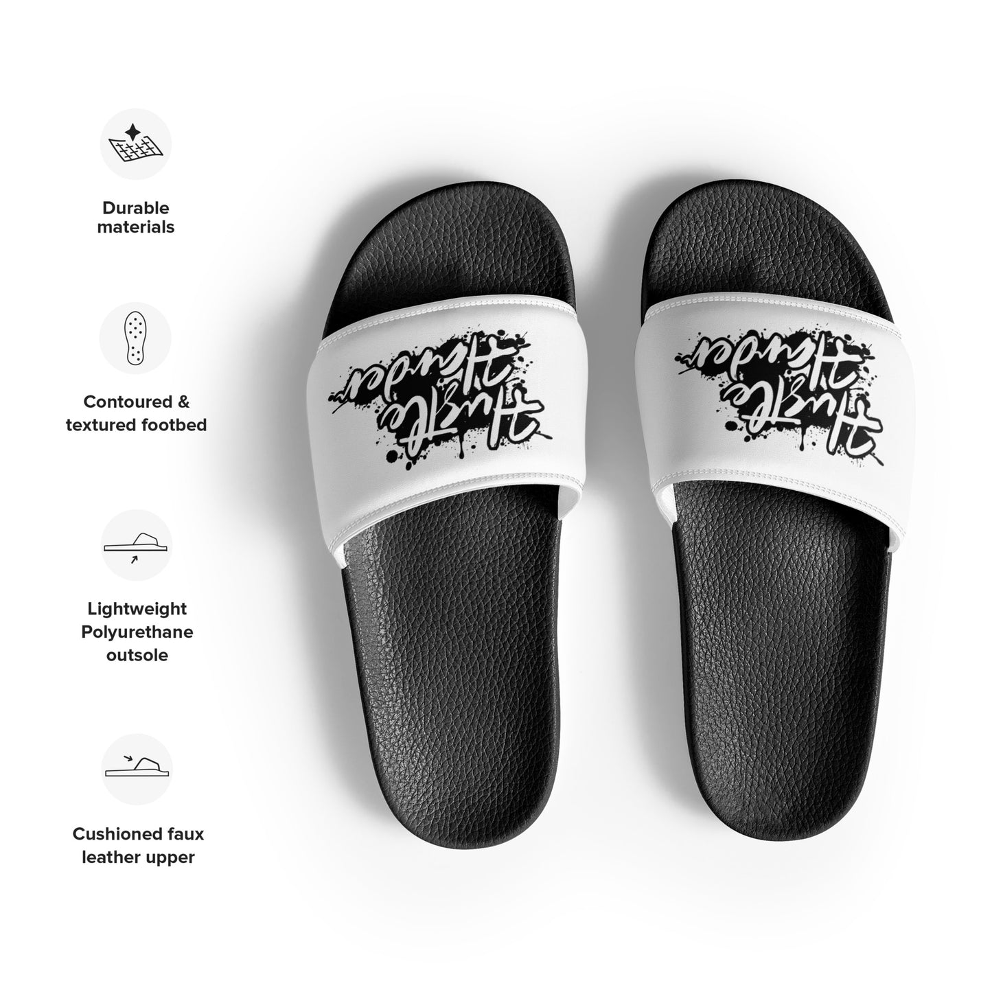 Hustle Harder Men’s slides