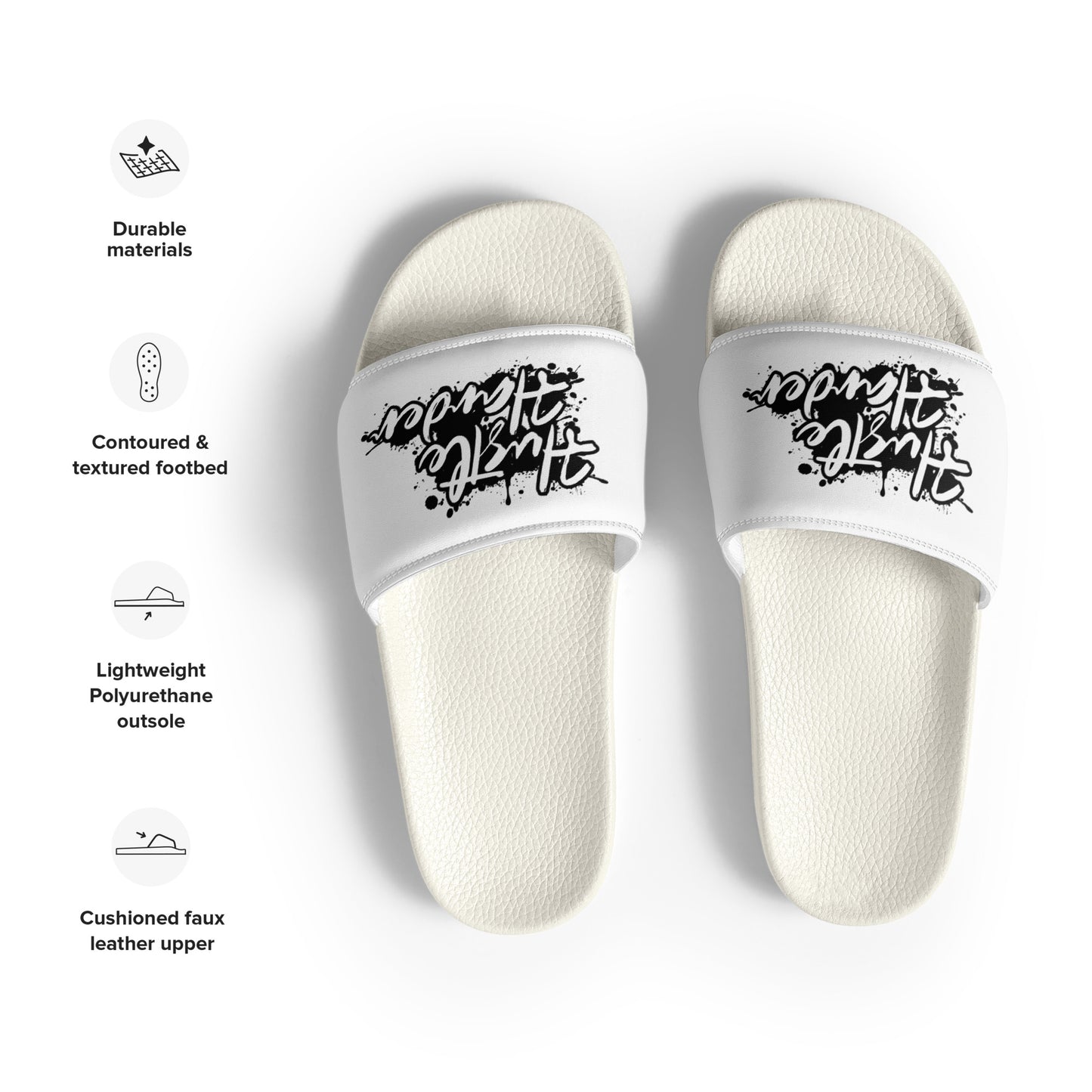 Hustle Harder Men’s slides