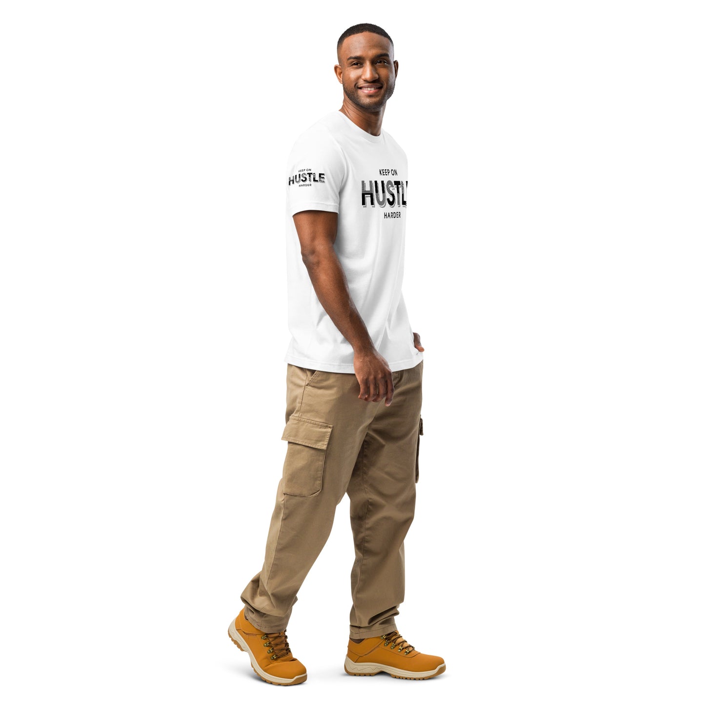 Keep On Hustle Harder Unisex t-shirt