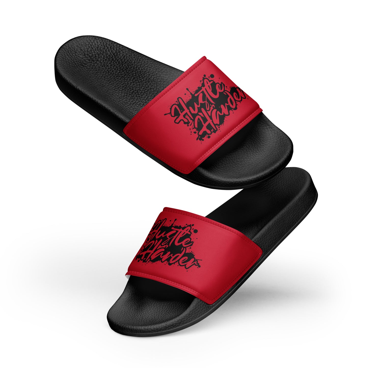 Hustle Harder Women's slides