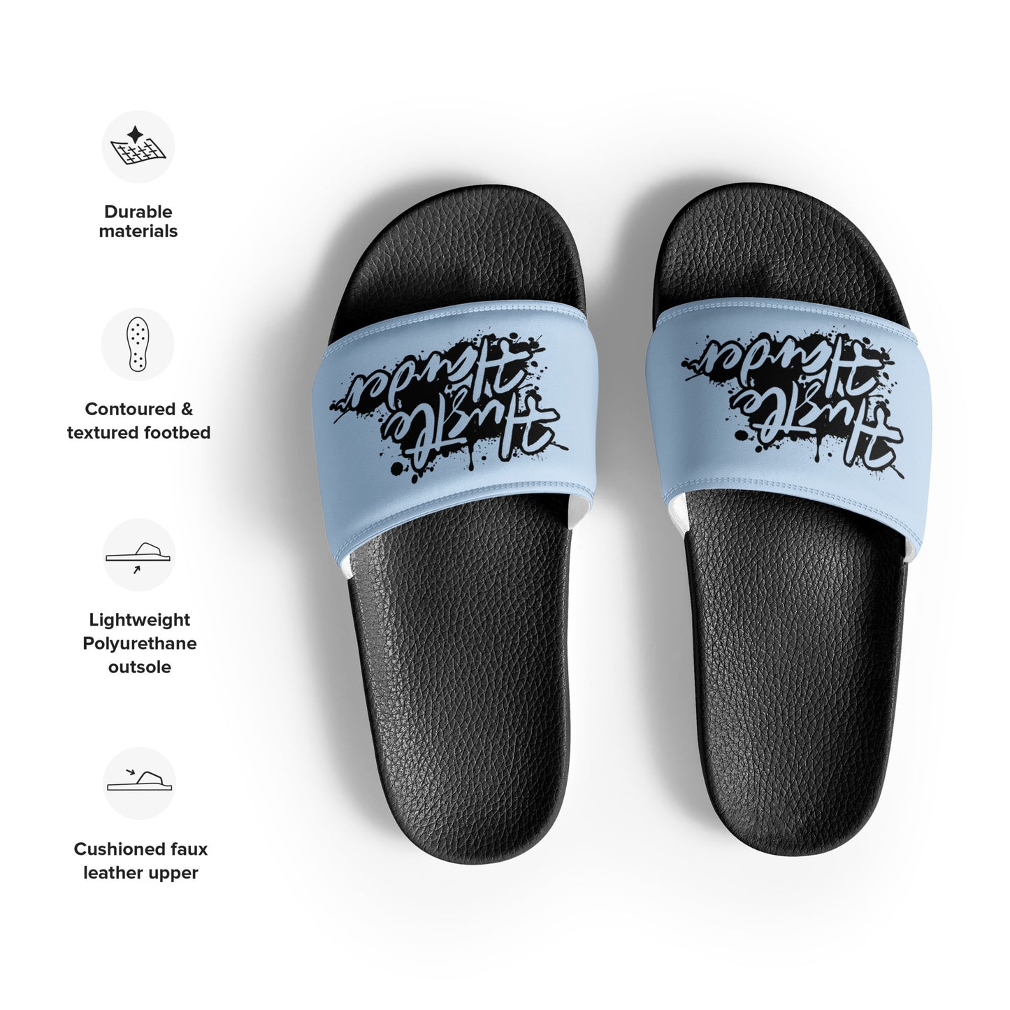 Hustle Harder Women's slides