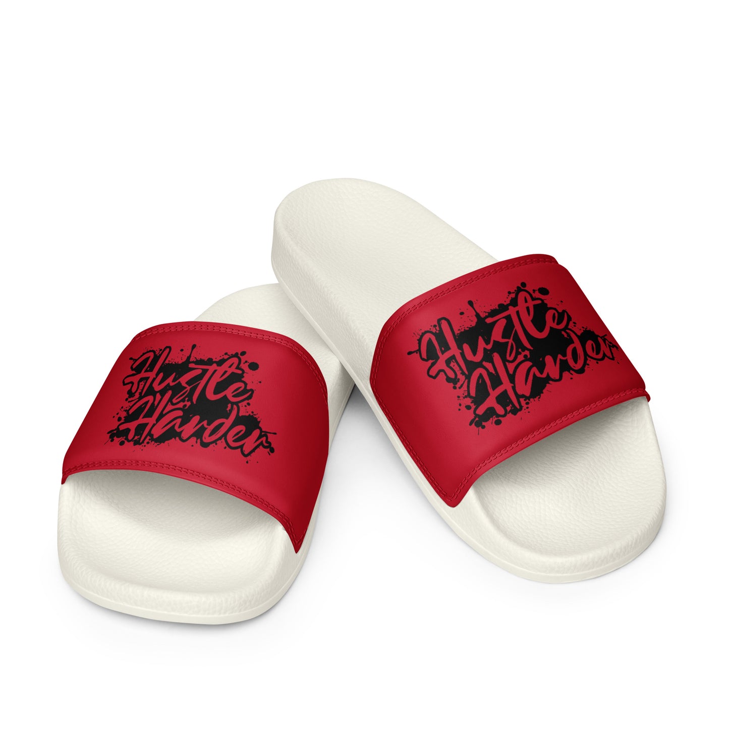 Hustle Harder Women's slides